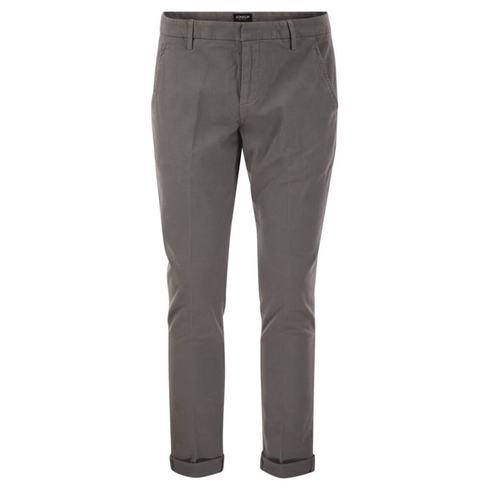 Dondup Men Gaubert - Slim-Fit Gabardine Trousers
